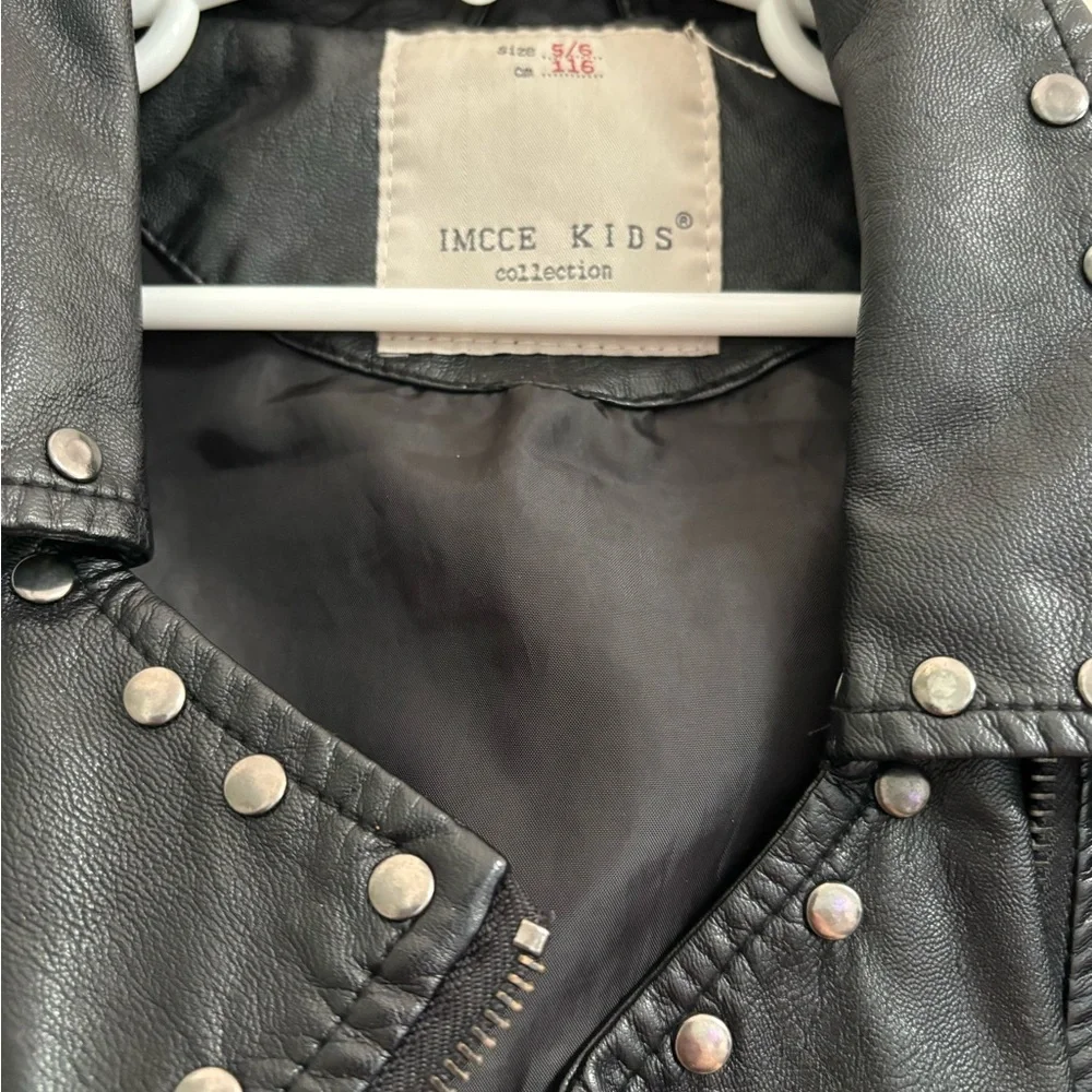 Imcee Kids Faux Leather Jacket